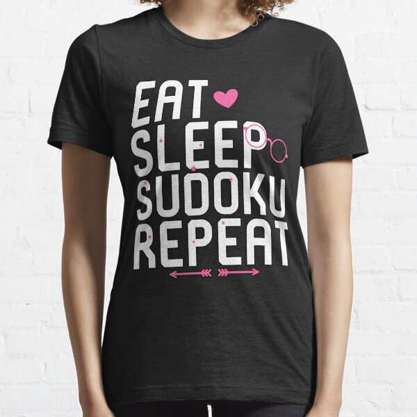 Item preview, Eat Sleep Sudoku Repeat Problem Solving designed and sold by at85productions.