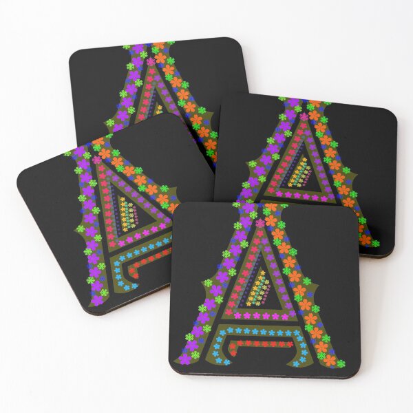 Item preview, Colorful decorated Alphabet A designed and sold by StylishSpectrum.