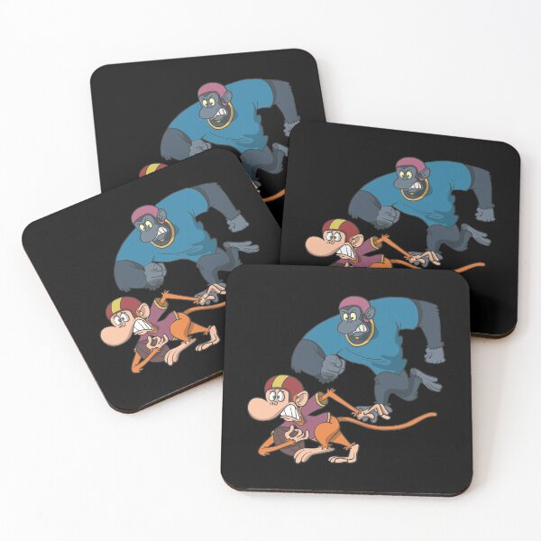 Item preview, Pygmy monkey and gorilla playing american football designed and sold by Monkey Ful.