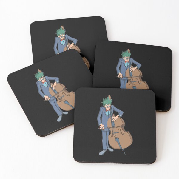 Item preview, Double bass player rockabilly designed and sold by Monkey Ful.