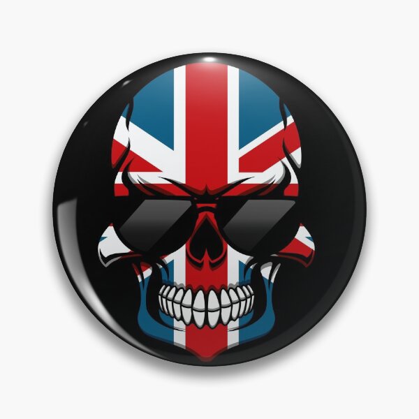 Item preview, Union Jack Skull With Sunglasses designed and sold by APrettyView.