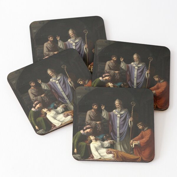 Item preview, Burial of Santa Cecilia in the Catacombs of Rome - Luis de Madrazo and Kuntz - 1852 designed and sold by CJET.