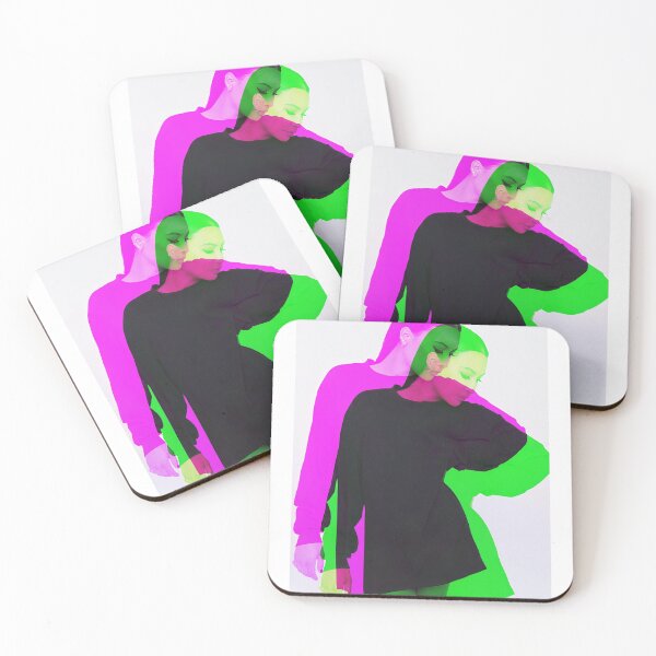 Item preview, Naya Rivera Chromatic art, Green and pink designed and sold by NayaRivera.