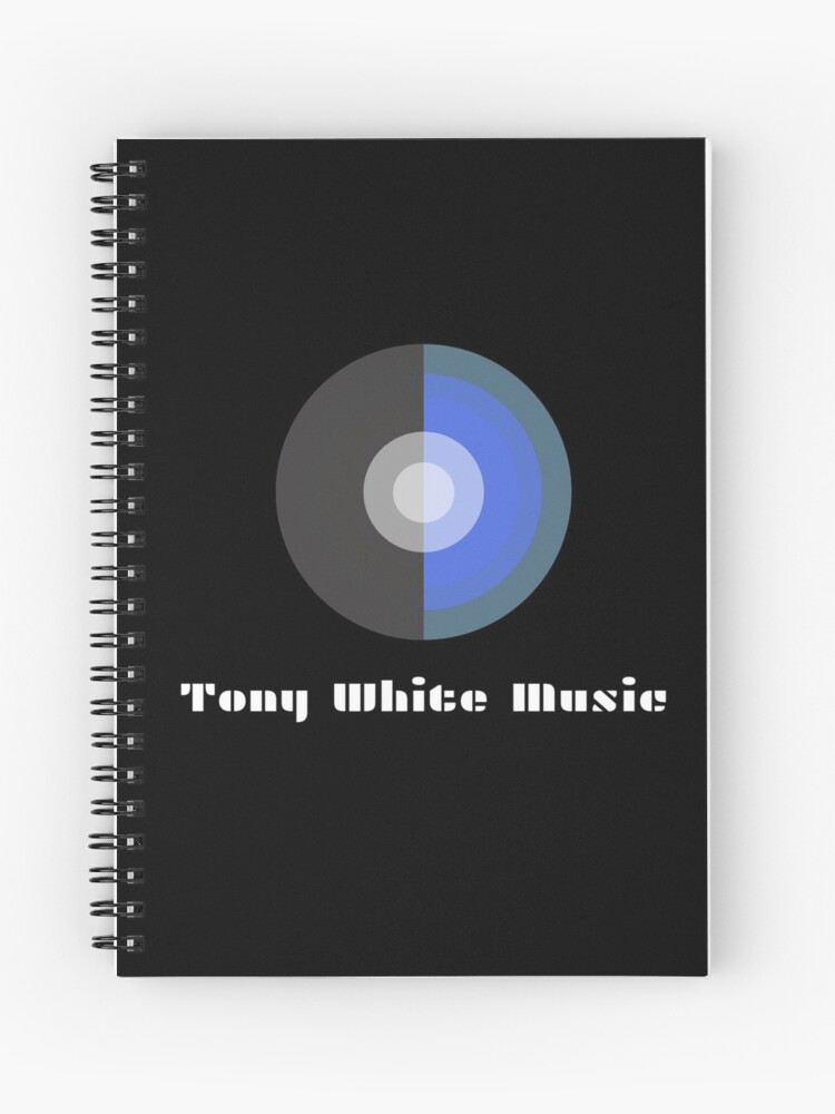 Thumbnail 1 of 3, Spiral Notebook, Tony White Music Logo Wear! designed and sold by CoffeeCupLife2.