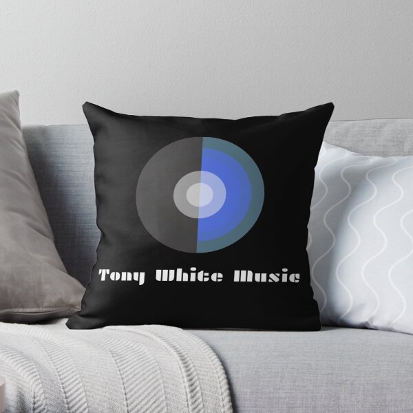 Tony White Music Logo Wear! Throw Pillow
