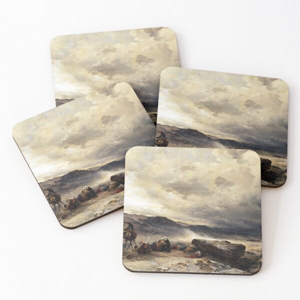Item preview, Camel Train in a Sandstorm - Hermann David Salomon Corrodi designed and sold by CJET.