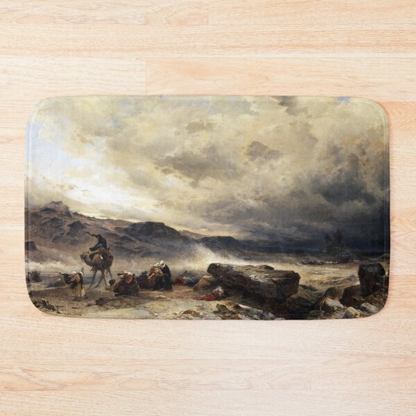 Item preview, Camel Train in a Sandstorm - Hermann David Salomon Corrodi designed and sold by CJET.