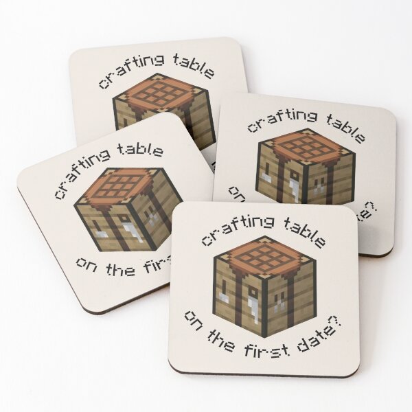 Item preview, crafting table on the first date? designed and sold by kaitlynli.