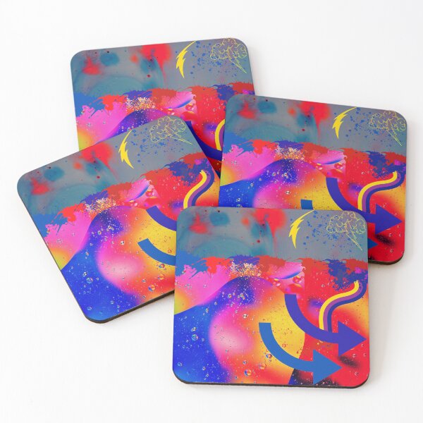 Item preview, HURRICANE VELVET Abstract Art Poster designed and sold by Swooncake Press.