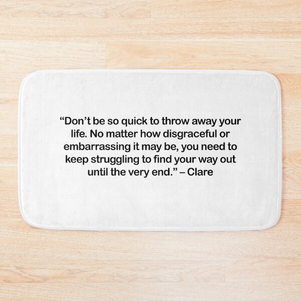 Item preview, Clare - Quote designed and sold by Epicanimequotes.