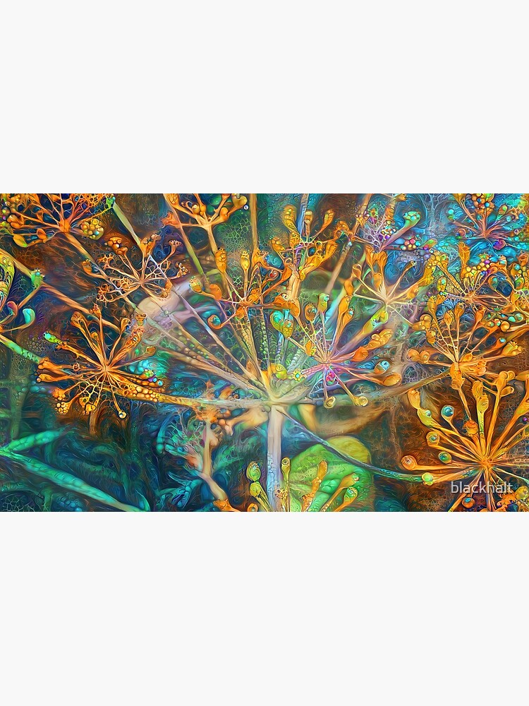 Floral deep dream Abstraction by blackhalt