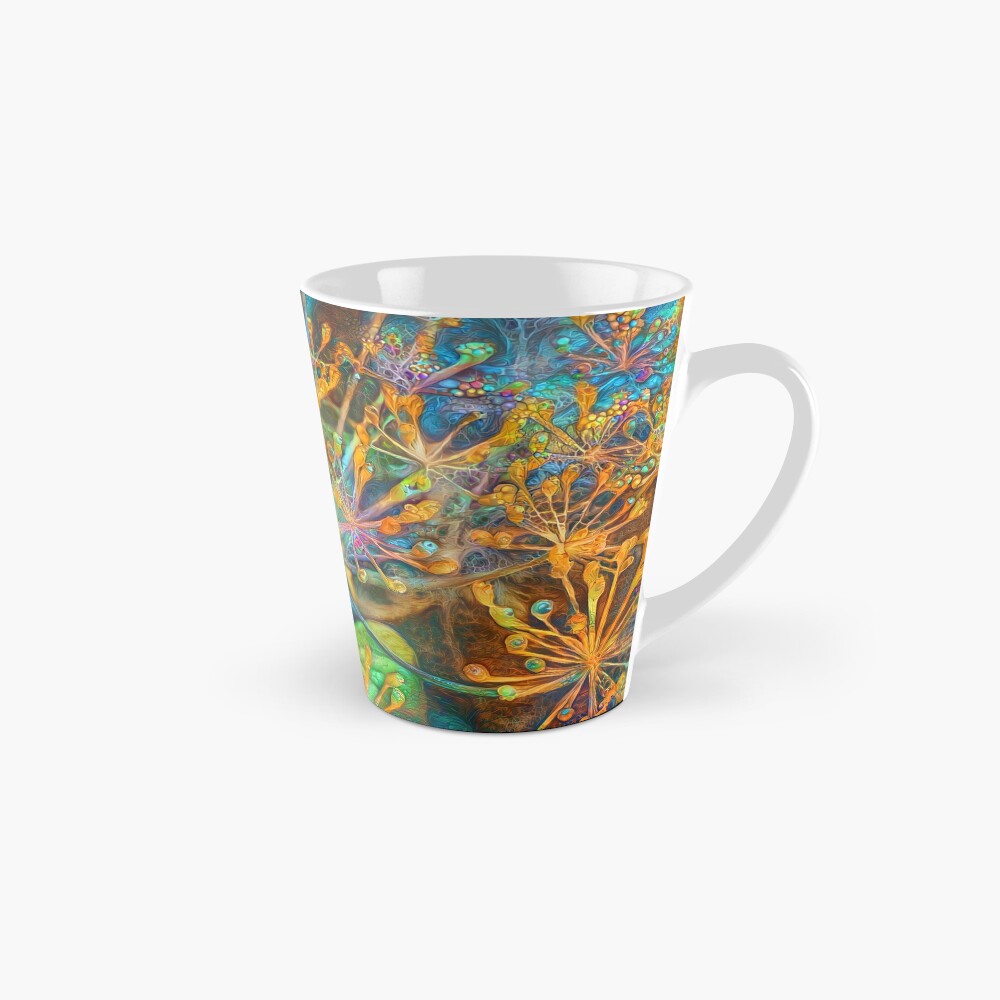 Floral deep dream Abstraction Mug