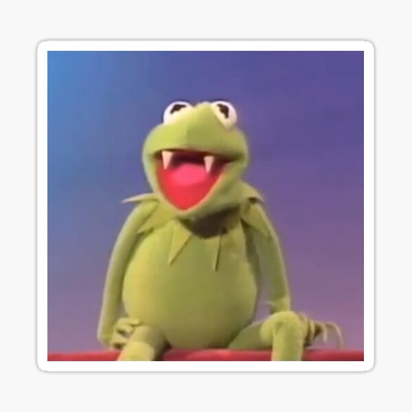 "Vampire Kermit" Sticker for Sale by WhatSerendipity Redbubble