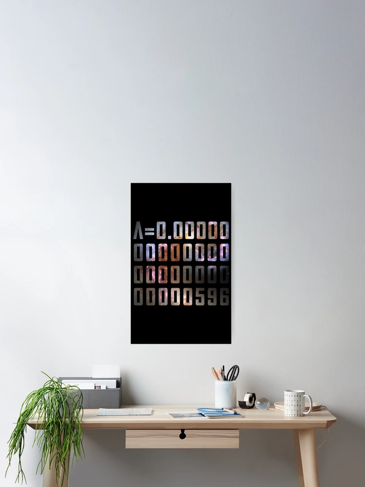 Thumbnail 2 of 3, Poster, Cosmological constant - lambda designed and sold by MetaPhyStore.