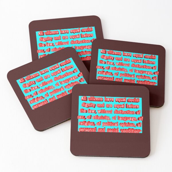 Item preview, Article 3 of Italian Constitution 032 designed and sold by ITALY-Roselli-.