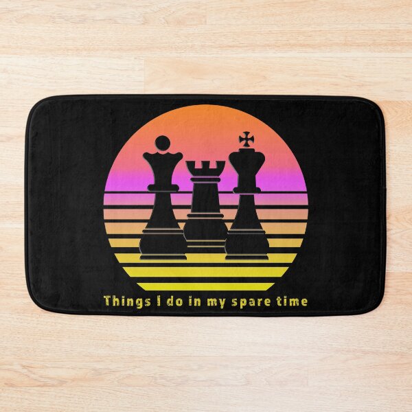 Item preview, Things I do in my spare time Chess designed and sold by AllLeftSides42.