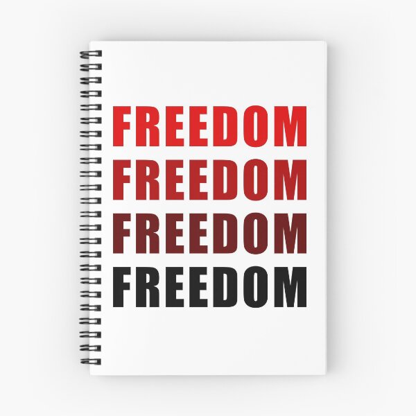 Item preview, Red Freedom, chant Slogan designed and sold by ArtOfRebellion.