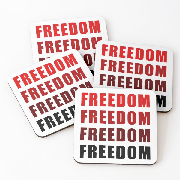 Item preview, Red Freedom, chant Slogan designed and sold by ArtOfRebellion.