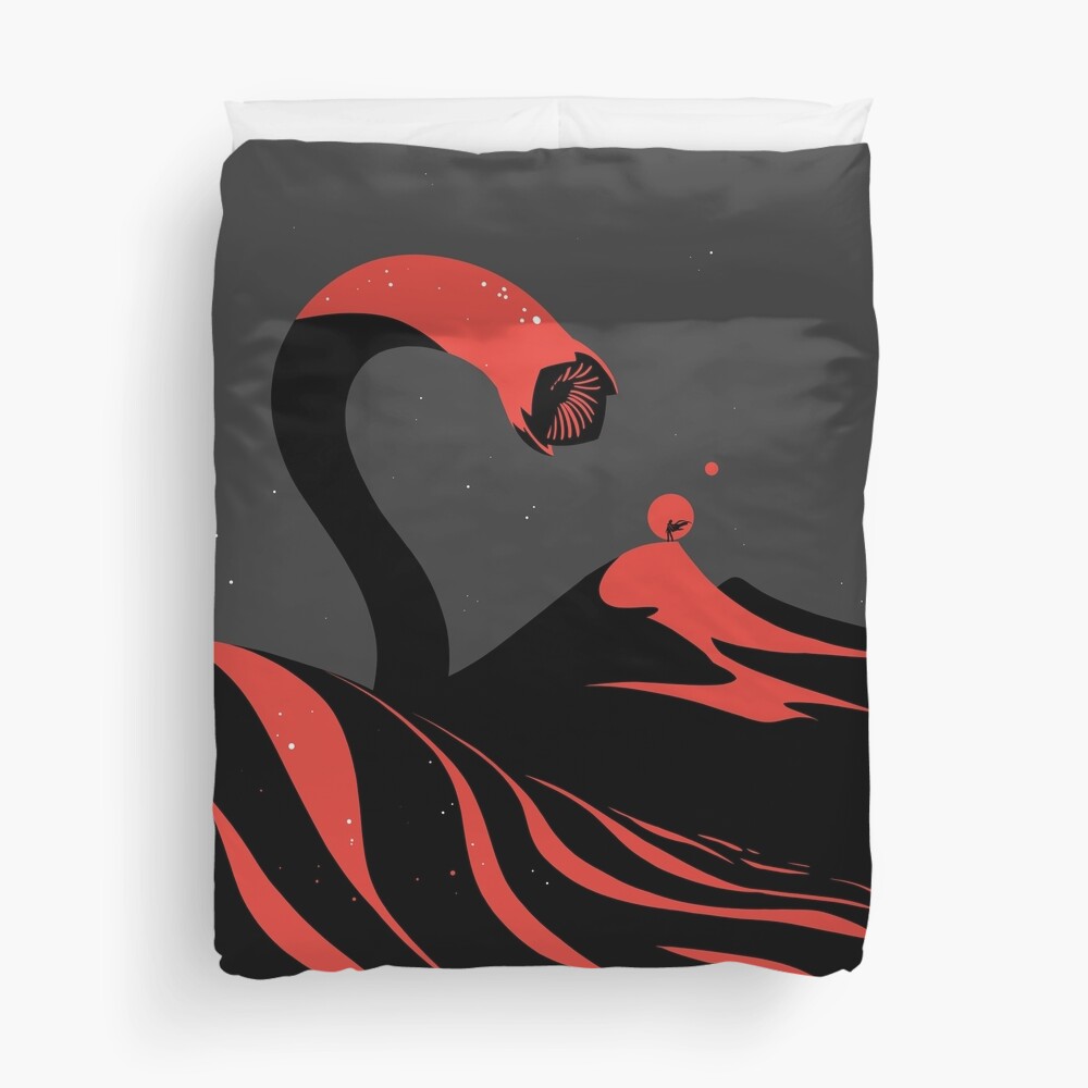 Sandworm. Dune Duvet Cover