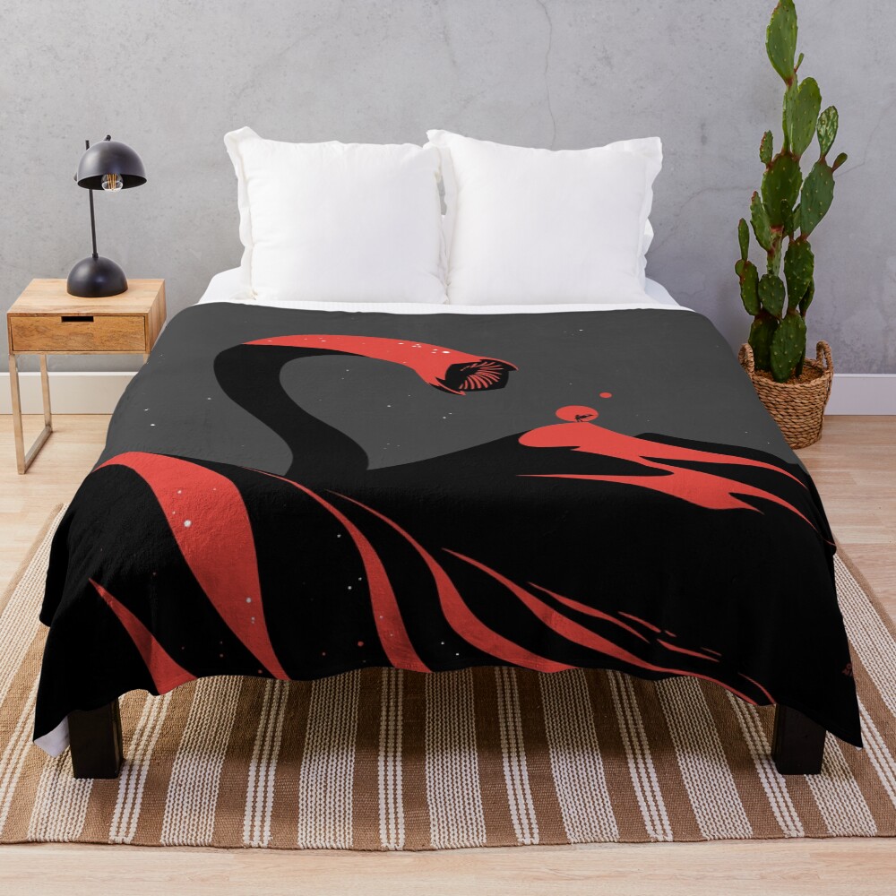 Sandworm. Dune Throw Blanket