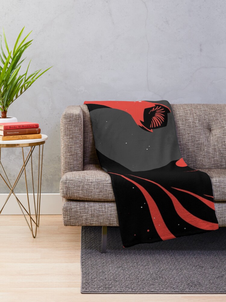 Alternate view of Sandworm. Dune Throw Blanket
