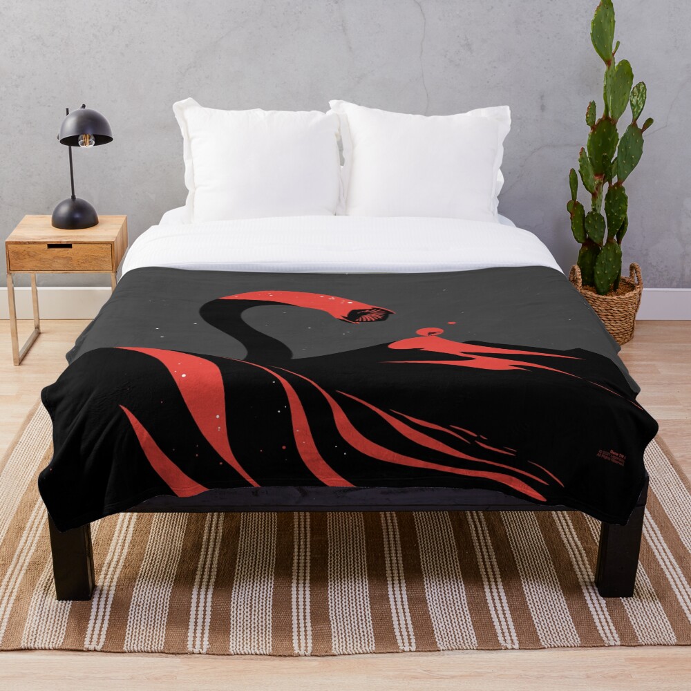 Sandworm. Dune Throw Blanket