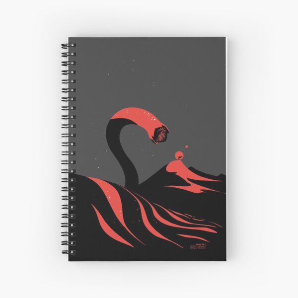 Sandworm. Dune Spiral Notebook