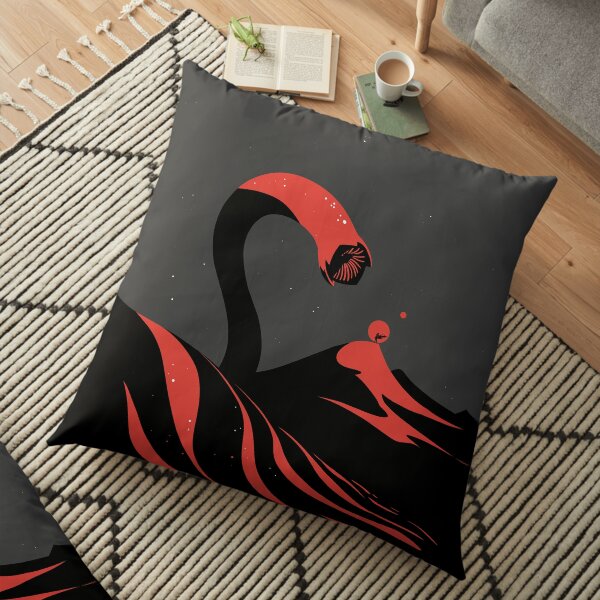 Sandworm. Dune Floor Pillow