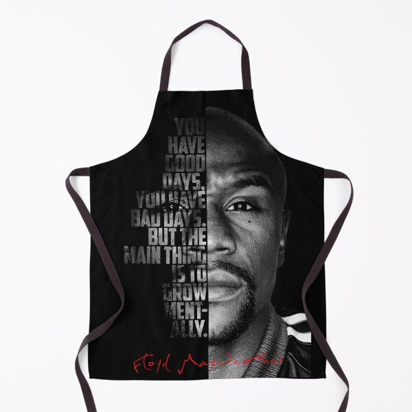 Item preview, Black and white Floyd Mayweather quote. designed and sold by Enea Kelo.