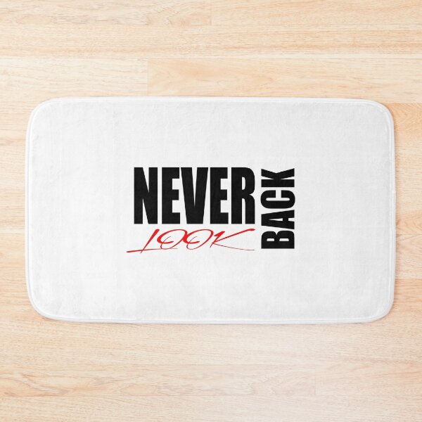 Item preview,  Never look back.Popular phrases.White T-shirts  Man Woman Youth T-shirts, phone case, mug and more designed and sold by Galina Kostyaeva.
