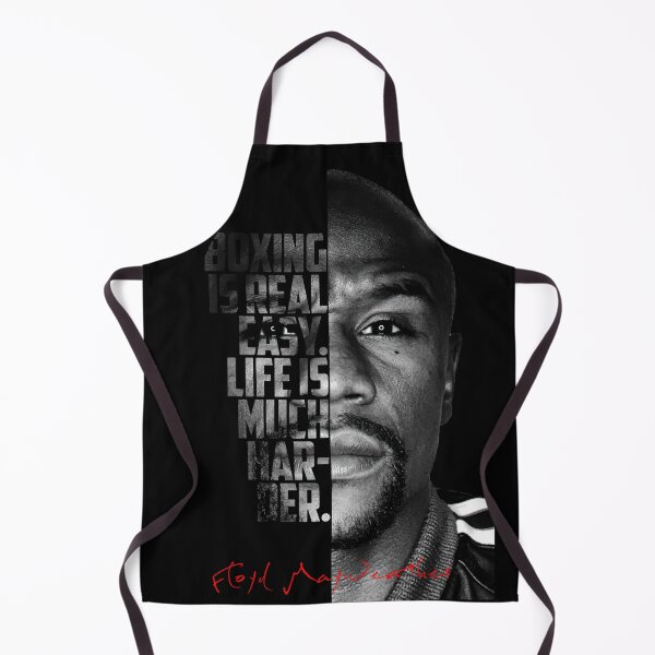 Item preview, Black and white Floyd Mayweather quote. designed and sold by Enea Kelo.