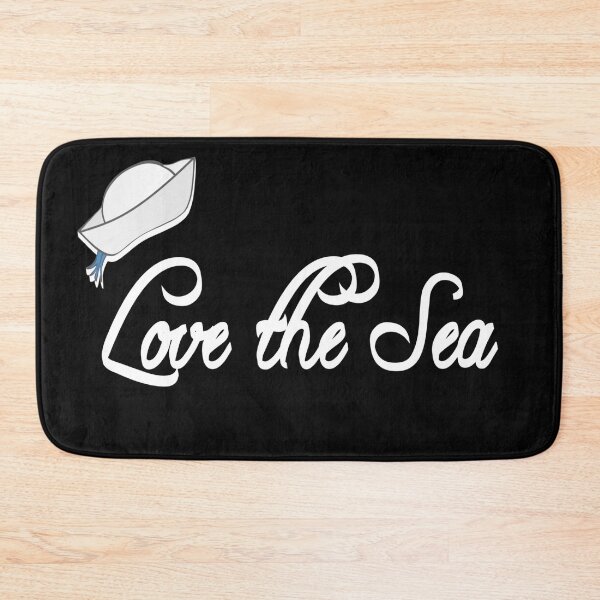 Item preview, Love the Sea, sailor hat, sea, cool seafarer sayings, summer clothes designed and sold by Kirei-Lily.