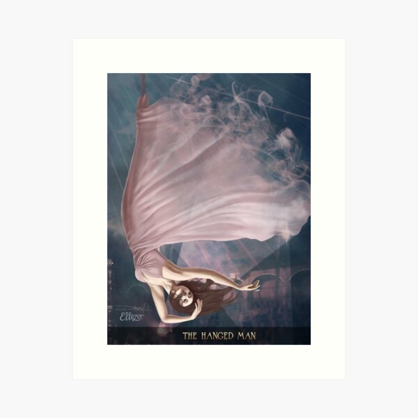 Belles Dames Tarot: The Hanged Man Art Print