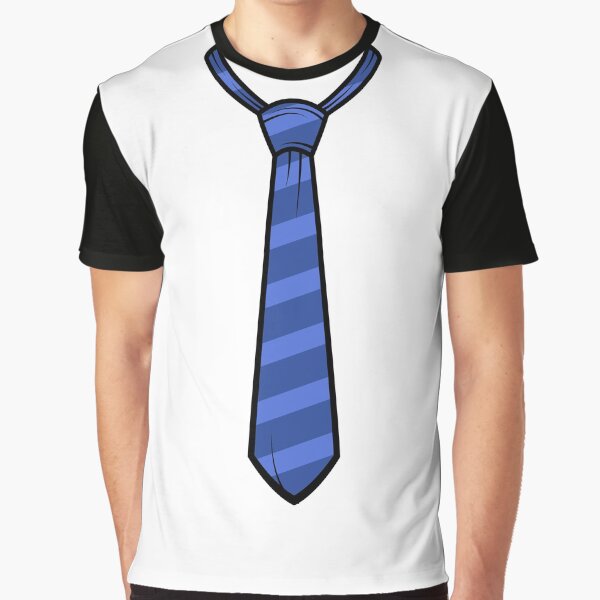 Formal Blue Necktie Halloween Costume Graphic T-Shirt
