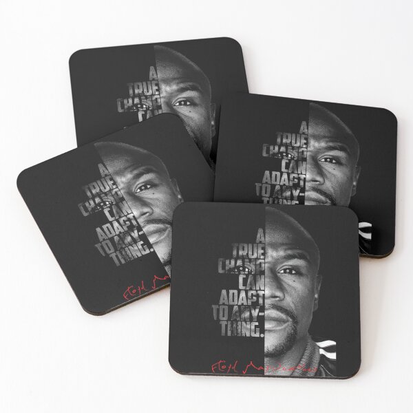 Item preview, Black and white Floyd Mayweather quote. designed and sold by Enea Kelo.