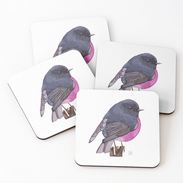 Item preview, Robin bird pink designed and sold by Anastasia Toska.