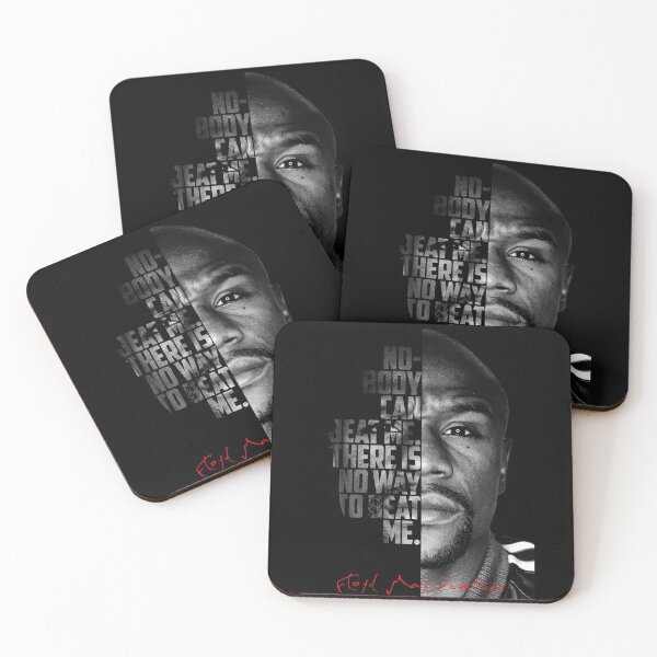 Item preview, Black and white Floyd Mayweather quote. designed and sold by Enea Kelo.