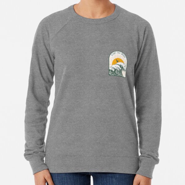 Start the Wave - Ocean Design Lightweight Sweatshirt