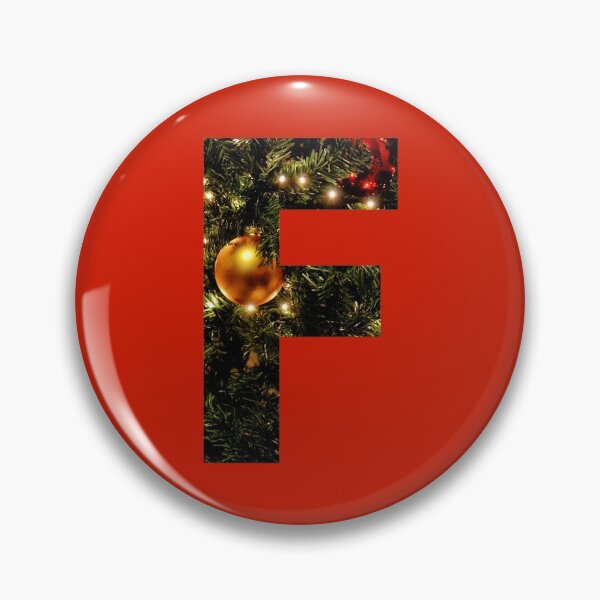 Item preview, Christmas Tree Letter F designed and sold by LiveAndGlow.