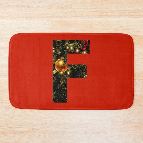 Item preview, Christmas Tree Letter F designed and sold by LiveAndGlow.