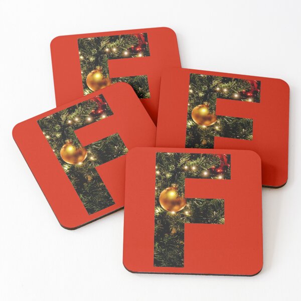 Item preview, Christmas Tree Letter F designed and sold by LiveAndGlow.