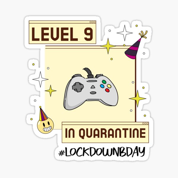 Item preview, 9 Year Old Boys Birthday Level 9 In Quarantine Birthday T-Shirt designed and sold by dogisbored.