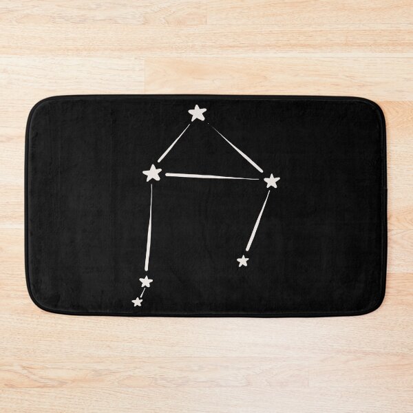 Item preview, minimalist libra constellation in black and white  designed and sold by neopop.