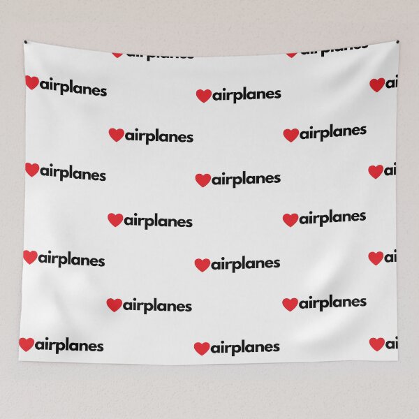 Item preview, I Love Airplanes (Aircrafts, With Heart) designed and sold by jetmike.