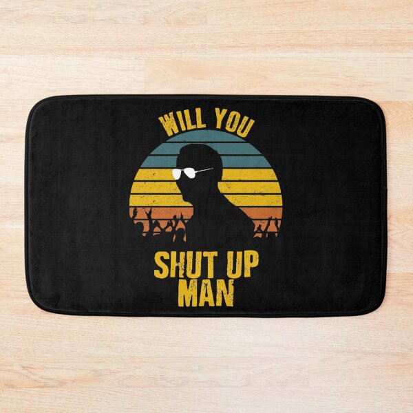 Item preview, Will you shut Up, Man - Joe Quote with sunglasses Retro Sunset designed and sold by MoClan-Graphics.