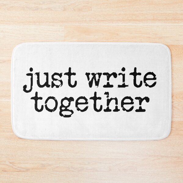 Item preview, just write together in black designed and sold by TeaRoseWriter.