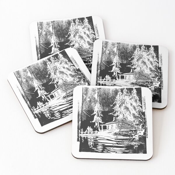 Item preview, Fall At The Cabin Black Design designed and sold by Eduardo Tavares.