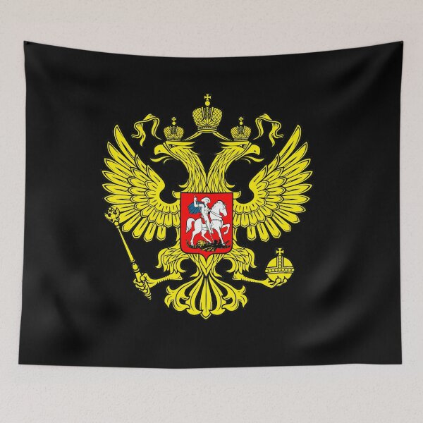 Item preview, Russia Coat Of Arms Red Emblem Imperial Eagle designed and sold by YasDesign.