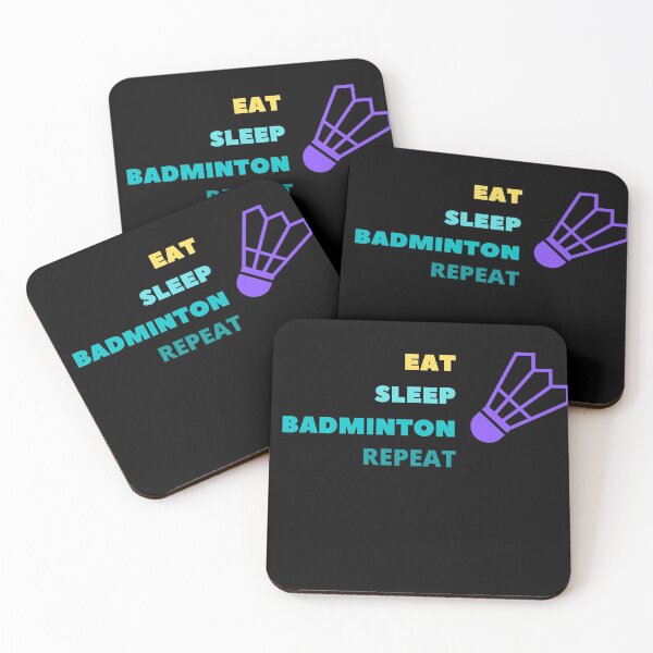 Item preview,  Eat Sleep Badminton Repeat designed and sold by Six Deers.