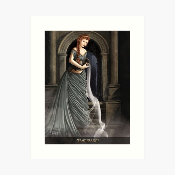 Belles Dames Tarot: Temperance Art Print